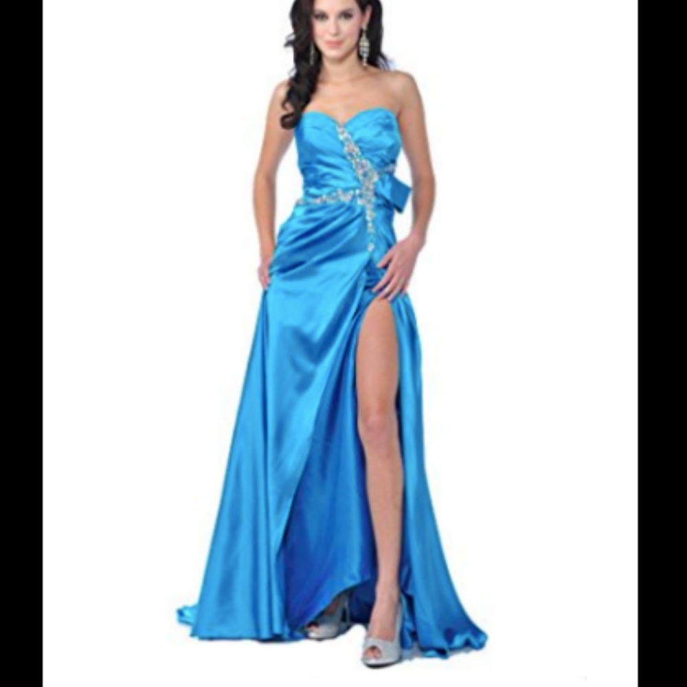 PROM Cinderella Formal Prom Dress Royal Blue